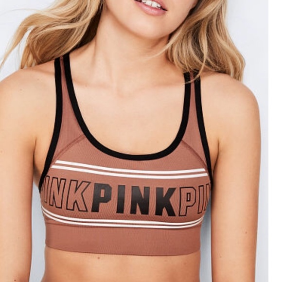 PINK Victoria's Secret Other - Vs pink stripe ultimate sports bra size large new